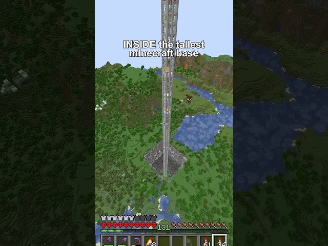 WORLDS TALLEST MINECRAFT BASE TOUR