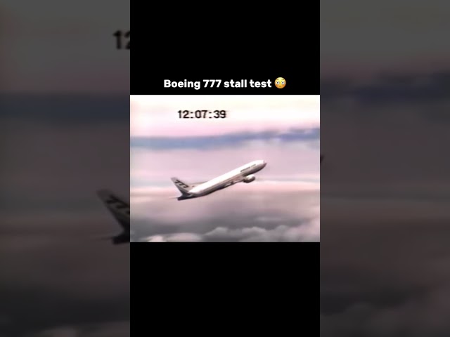Boeing 777 Stall Test 😲 #shorts
