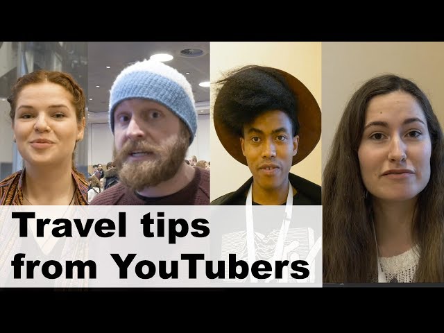 Travel tips from other youTubers from vidcon