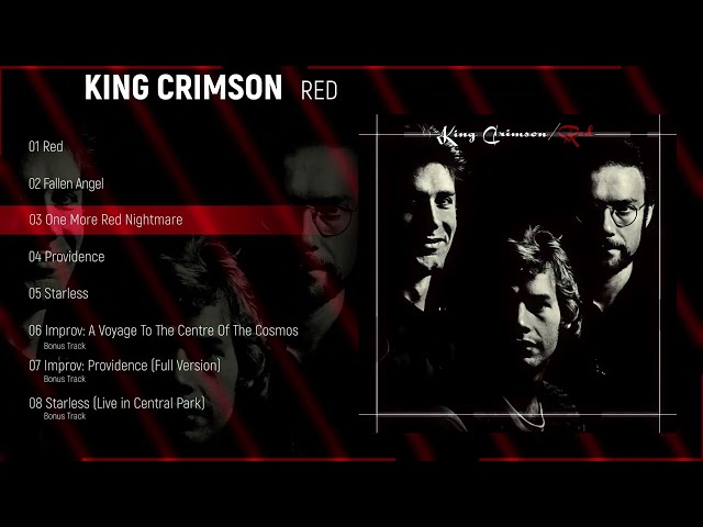 King Crimson - Red (Album Visualiser)