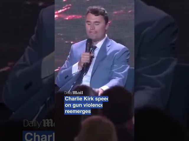 Charlie Kirk speech on gun violence reemerges