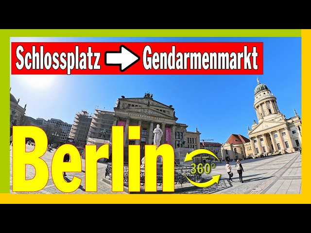Über den Schlossplatz, am Auswärtigen Amt vorbei und über die Französische Straße zum Gendarmenmarkt