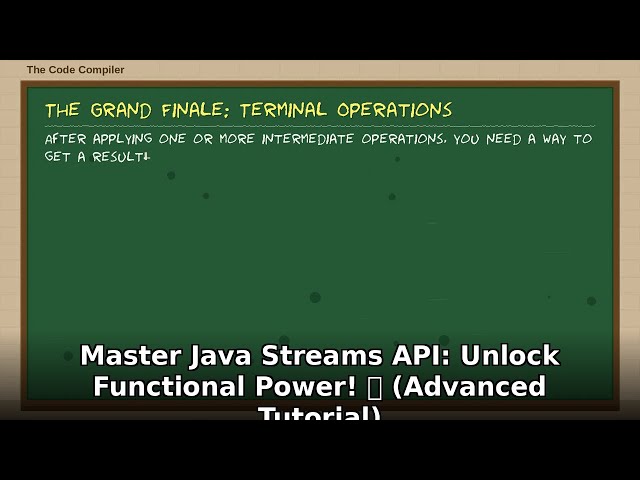 Java Streams API Masterclass: Unlock Functional Power & Advanced Techniques! 🚀