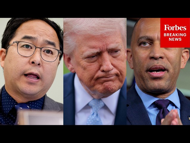 JUST IN: Hakeem Jeffries, Andy Kim Hold Briefing On Anniversary Of Trump's 'Liberation Day' Tariffs