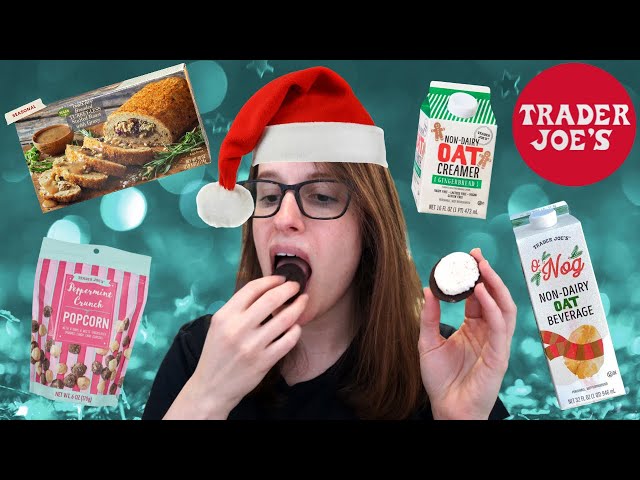 Trader Joe's SEASONAL Vegan Taste Test!❄️🎄