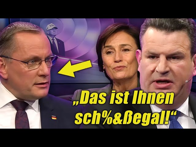 SPD politician Hubertus Heil DESTROYS AfD leader Chrupalla on Maischberger!