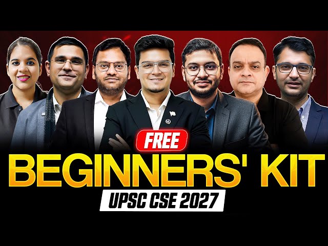 🔥 FREE LIVE Beginners’ Kit for UPSC 2027 | UPSC 2027 Preparation Strategy by Dr. Shivin Chaudhary