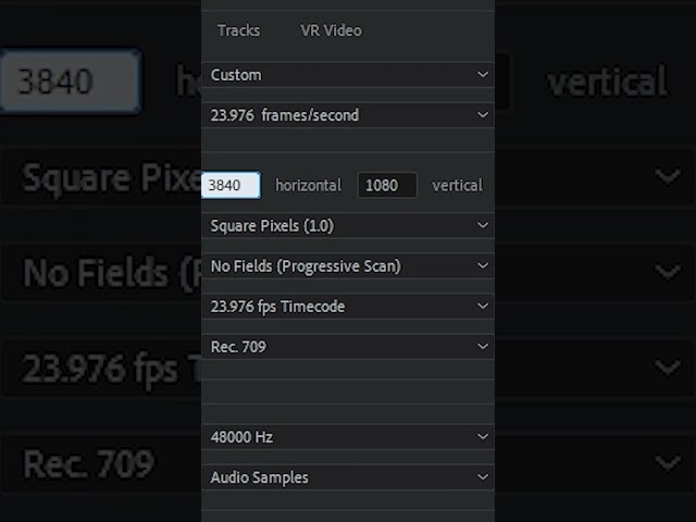 How to Create a 4K Sequence in 30 sec in Premiere Pro