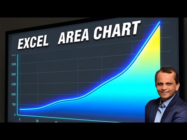 81. Excel Area Chart Tutorial | Create Stunning Dashboards Fast 🚀