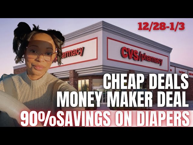 CVS DEALS THIS WEEK: 90% SAVINGS ON DIAPERS: $1.00 DEALS & MONEY MAKER AT CVS