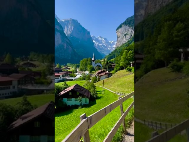 The Sweet Sound of Lauterbrunnen Village #beautifuldestinations #europe #swissalps