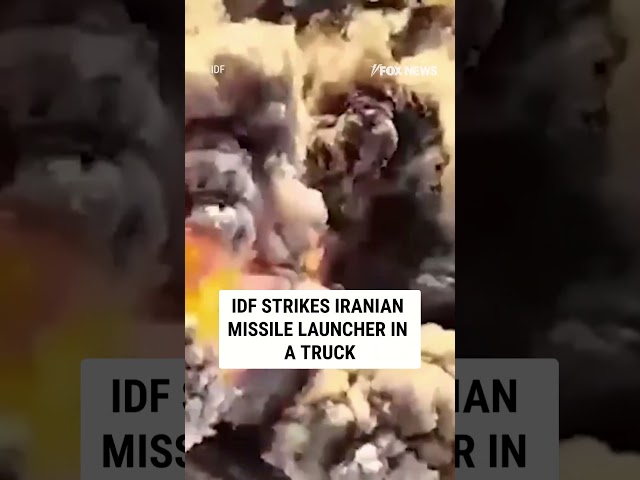 IDF STRIKES Iranian missile launcher in a truck #foxnews #news #us #fox