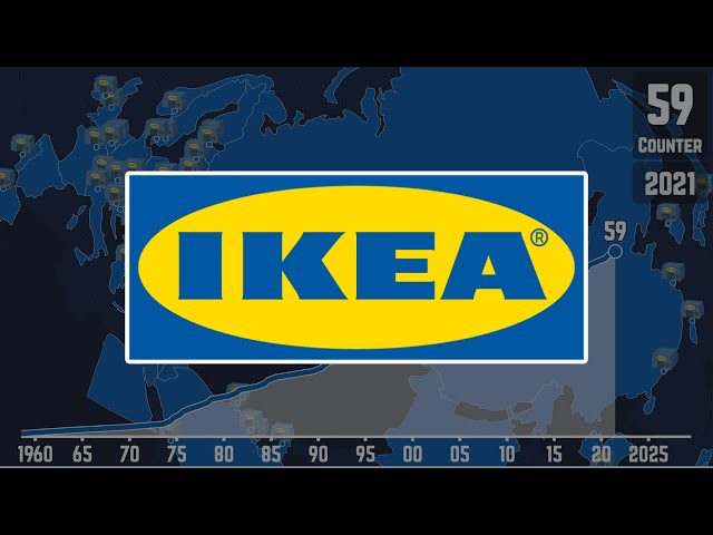 IKEA's Global Expansion, Mapped (1958–2029)