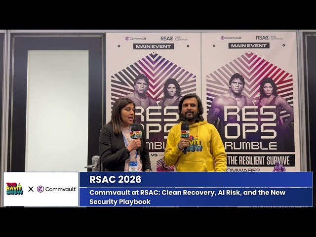 Commvault at RSAC: Clean Recovery, AI Risk, and the New Security Playbook