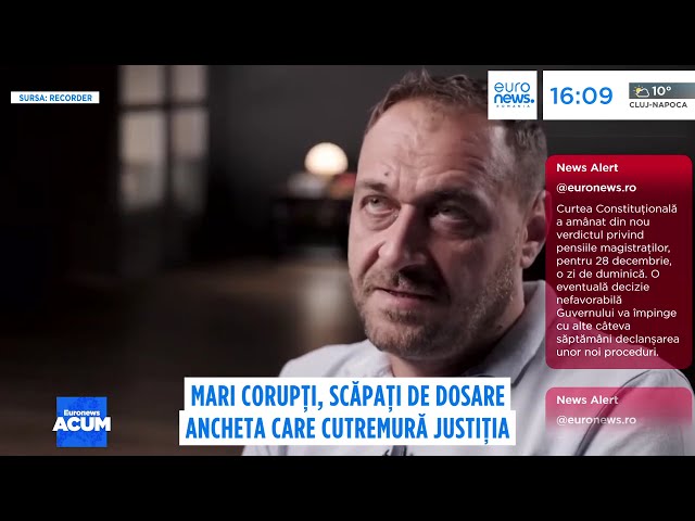 Reacția ministrului Justiției și a șefului DNA, după documentarul Recorder, „Justiție capturată”