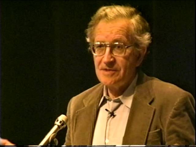 Noam Chomsky speaks about Universal Linguistics: Origins of Language