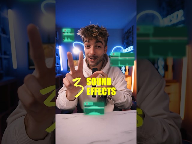 here are 3 sound effects (sfx) you NEED to be using to level up your videos #filmmakers #filmmaking