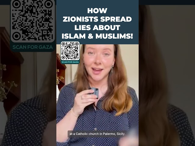 HOW ZIONISTS SPREAD LIES ABOUT ISLAM & MUSLIMS!