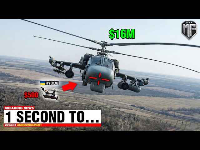 Ukrainian FPV Spotted a Russian Ka-52 Helicopter Worth $16,000,000 - And THIS Happened...