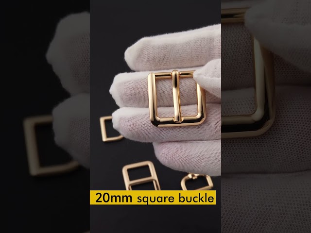 20mm bag making hardware snap hook d ring slider buckle pin buckle sqaure buckle handbag accessories