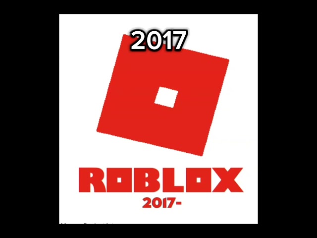 The evolution of the roblox logo 2006-2025