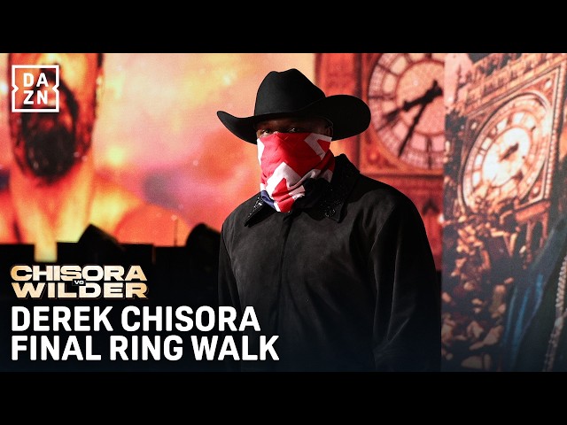 DEREK CHISORA MAKES HIS FINAL RING WALK!