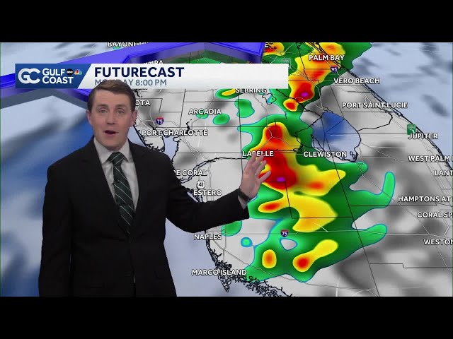 Soggy stretch for the Gulf Coast this week