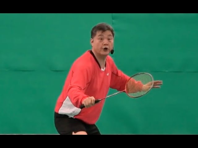 Badminton How to do backhand TAP DRIVE - Lesson 2  How to do it The right and wrong way