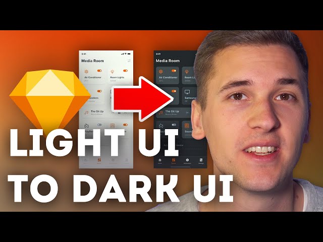 NEW Converting light UIs into DARK UIs! - UI/UX Design & 💎 Sketch Tutorial