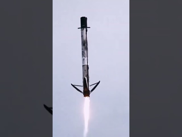LANDING! SpaceX Falcon 9 Landing #shorts #spacex #falcon9
