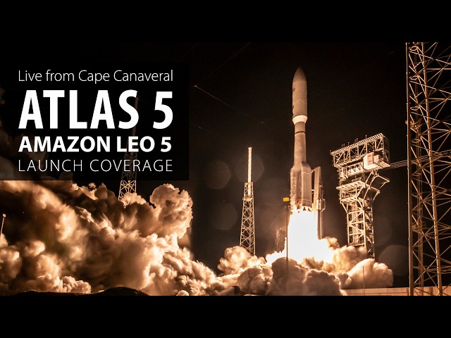 Watch live: ULA Atlas 5 rocket launches 29 Amazon Leo satellites from Cape Canaveral