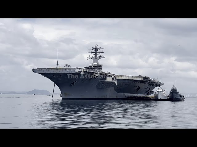 US Navy aircraft carrier in Panamanian waters for first time in 50 years