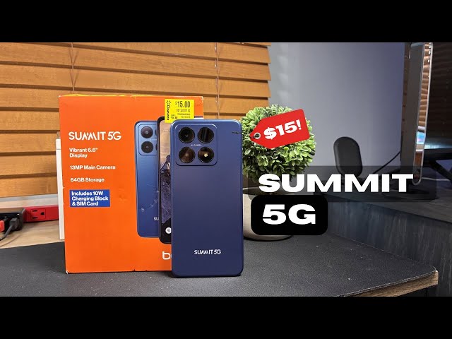 The $15 smartphone experience. Boost Mobile Summit 5G Unboxing and Review.