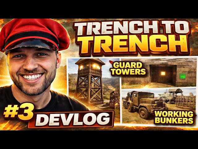 Trench To Trench Devlog #3 – Level Progression, Guard Towers & Working Bunker System! (WW1 Roblox)