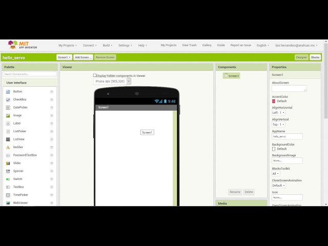 MIT app inventor 2- Testing app with qr code