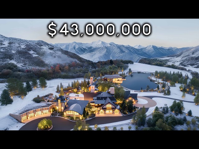 Inside A $43,000,000 MOUNTAIN Mega Mansion In The Middle Of Nowhere