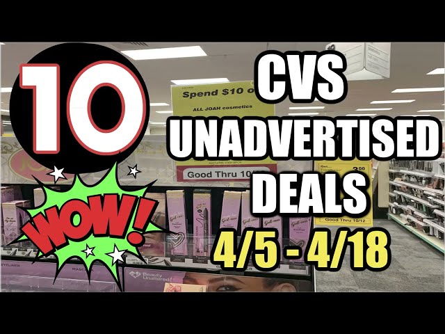 CVS UNADVERTISED DEALS (4/5 - 4/18)