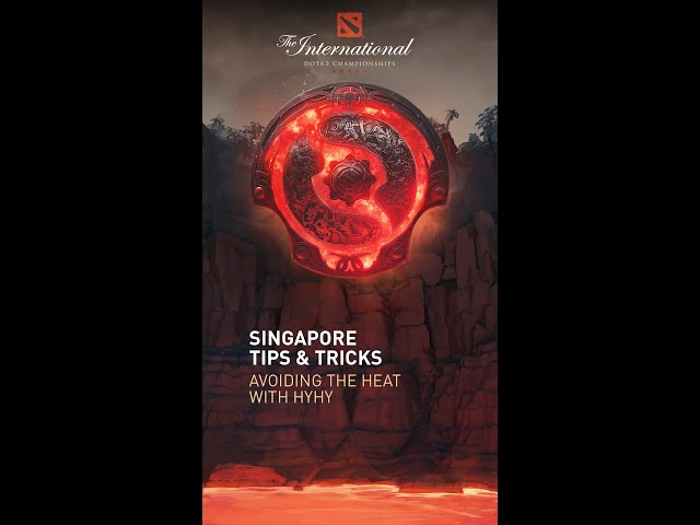 Avoiding the heat with hyhy - The International 2022 #TI11 #shorts