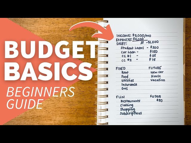 Budgeting for Beginners - How to Make a Budget From Scratch Today