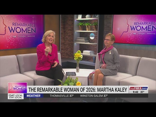 Martha Kaley is our 2026 Remarkable Woman of the Piedmont Triad!