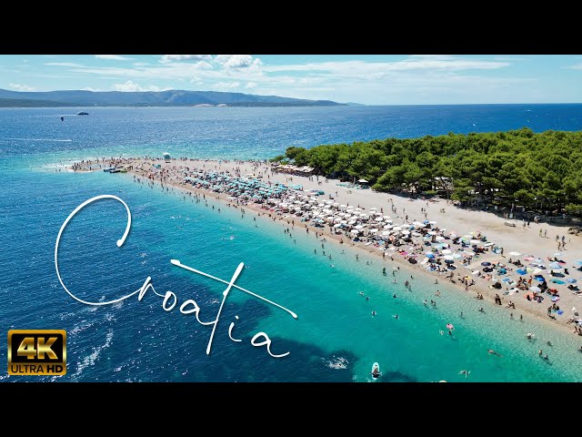 CROATIA IN 4K (Makarska, Dubrovnik, Plitvice, Zlatni Rat, Rovinji, Pula & much more) 🇭🇷 [4K video]