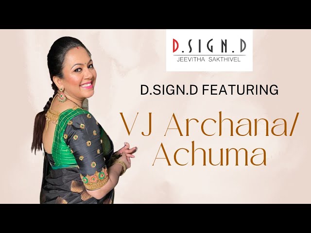 VJ ARCHANA in embroidery blouse