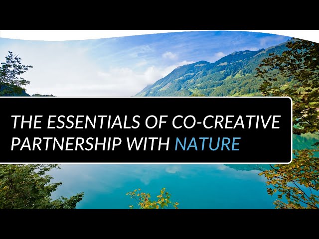The Essentials of Co-Creative Partnership with Nature | Pam Montgomery