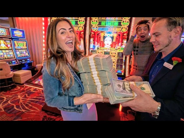 With $100 Left I Hit the BIGGEST JACKPOT of My Life In VEGAS!!