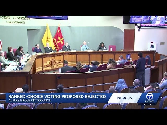 Albuquerque City Council votes down ranked-choice voting proposal