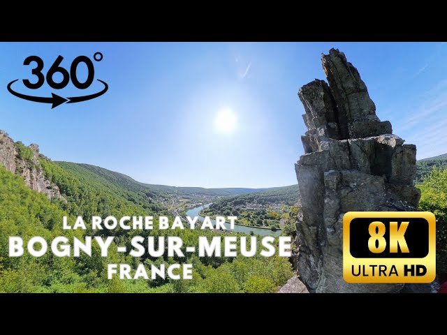 La Roche Bayart, Bogny-sur-Meuse in France [8K Video 360° VR]