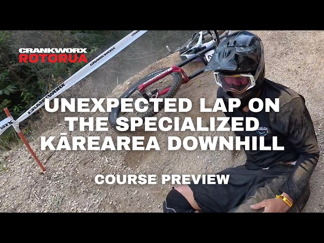 Chazmak and the Bulldog go for a WILD Specialized Kārearea Downhill lap - 2026 Crankworx Rotorua