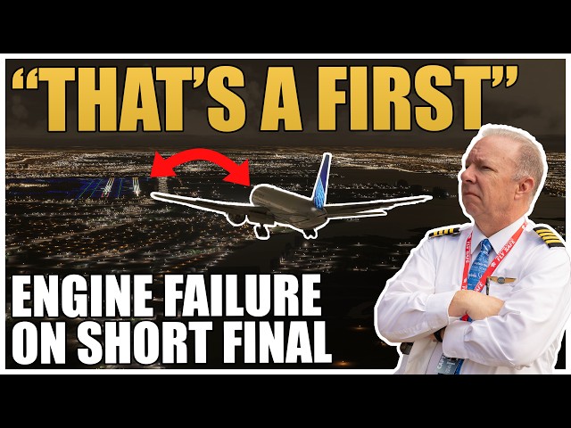 United 757 Engine Fire on Final Approach | Captain Steeeve Reacts