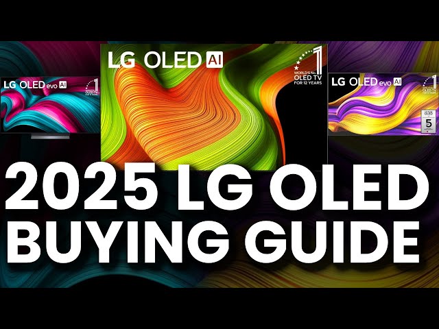 LG OLED TV Buyer's Guide 2025 | B5 or C5 or G5 Holiday Shopping
