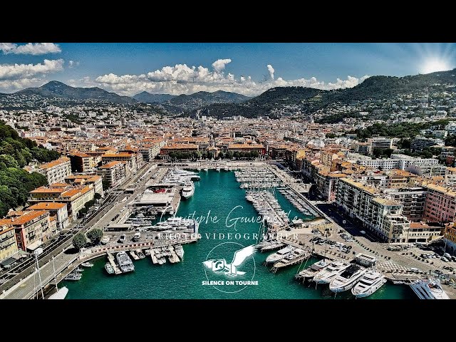 Nice by drone - Magnifiques vues aériennes de Nice Baie des Anges